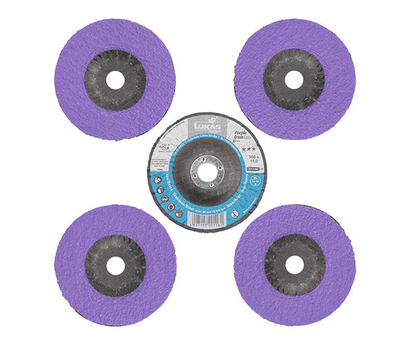 【12月の特価品】日本正規品 ルーカス パープルグレイン100 #36 セラミックディスク 5枚セット (A27611000361547)(4027497201181) LUKAS