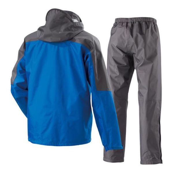 ミズノ A2MG8A0125 ベルグテックEX ストームセイバーVI レインスーツ 上下セット Mサイズ ブルー メンズ A2MG8A01 レインコート カッパ 雨具