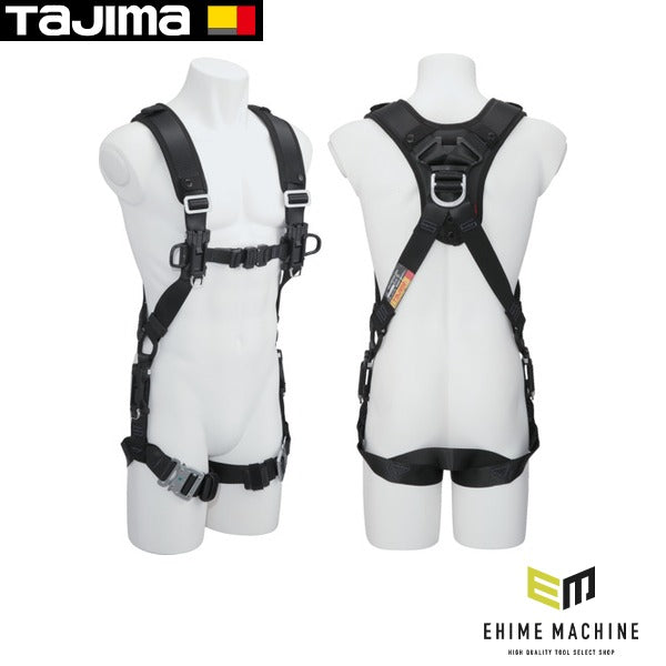 タジマ セフハーネスS フリーサイズ 黒 (A4SFSF-BK)(4975364268808) TAJIMA TJMデザイン