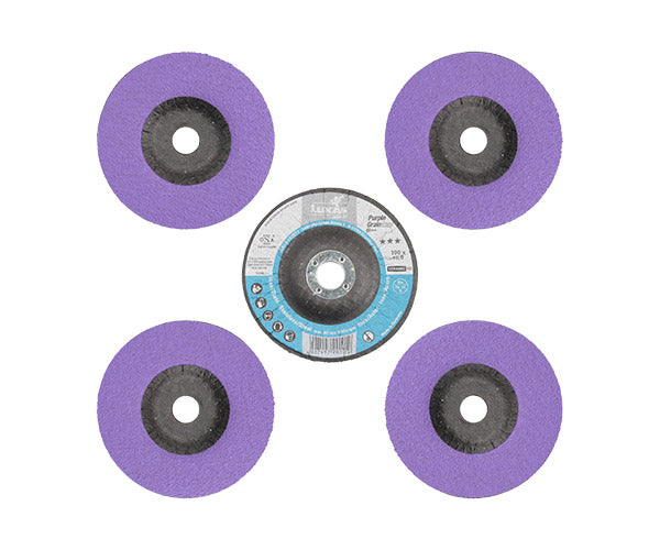 【12月の特価品】日本正規品 ルーカス パープルグレイン100 #60 セラミックディスク 5枚セット (A67641000601547)(4027497201419) LUKAS