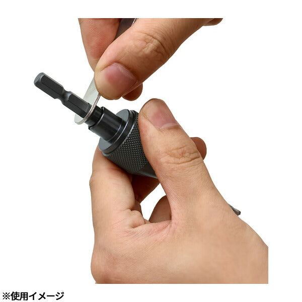 アネックス 簡易型キーレスドリルチャック 1.5~6.5mm 丸軸ドリル対応 (AKL-160)(4962485273866) ANEX