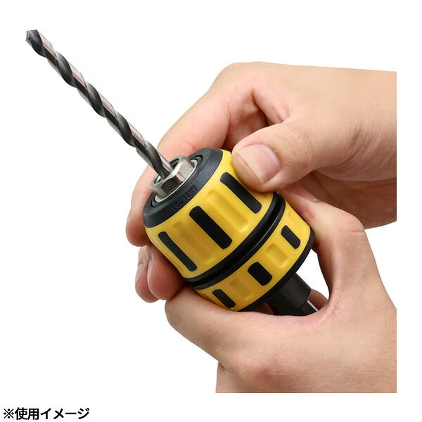 アネックス インパクト対応 ドリルチャック 1.0~10mm 丸軸ドリル対応 (AKL-190)(4962485273224) ANEX