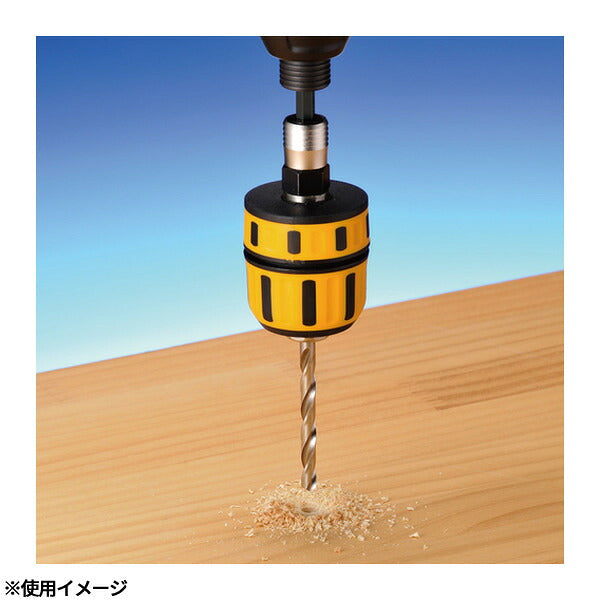 アネックス ビット交換式 ラバードリルチャック 1.0~10mm 丸軸ドリル対応 (AKL-190E)(4962485273248) ANEX