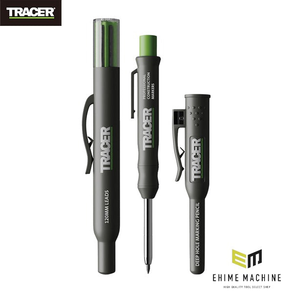 日本正規品 トレイサー ディープホールシャープペンシル 2.8mm 2B 替芯6本付 深穴マーキング 建築用シャープペン (AMK1)(0761856099548) TRACER