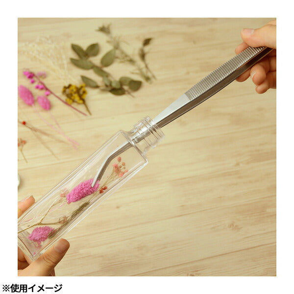 アネックス ステンレスピンセット ロング300mm先曲(先端ギザ) ステンレス (159)(4962485091453) ANEX