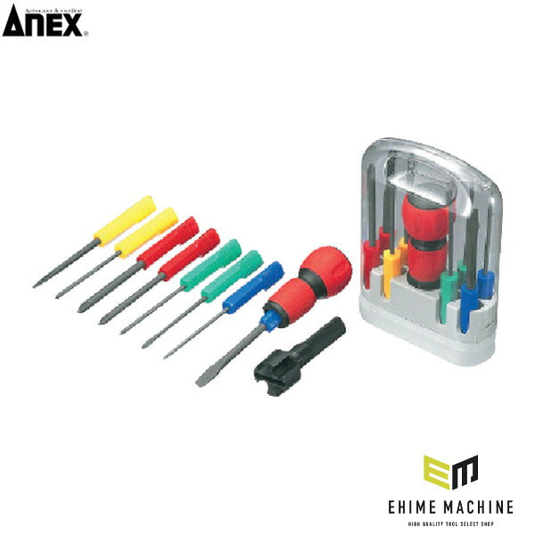 アネックス POP電工グリップ8本組ドライバーセット セット (6880)(4962485101640) ANEX