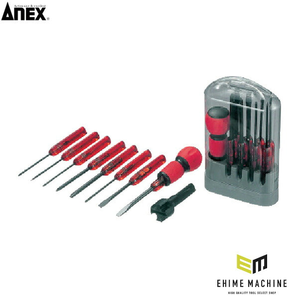 アネックス 電工グリップ8本組ドライバーセット セット (6950)(4962485101633) ANEX