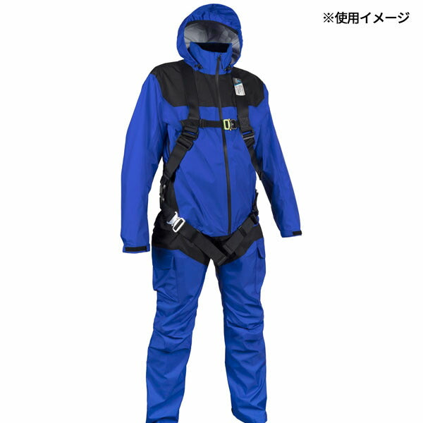 前垣 フルハーネス対応レインジャケット ロイヤルブルー AP1900BLUE MAEGAKI カッパ 合羽 レインコート ワークウェア 雨具 雨合羽 メンズ レディース