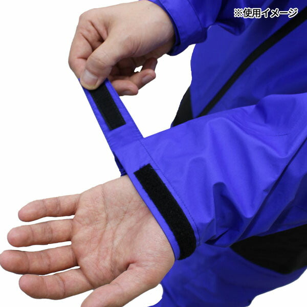 前垣 フルハーネス対応レインジャケット ロイヤルブルー AP1900BLUE MAEGAKI カッパ 合羽 レインコート ワークウェア 雨具 雨合羽 メンズ レディース