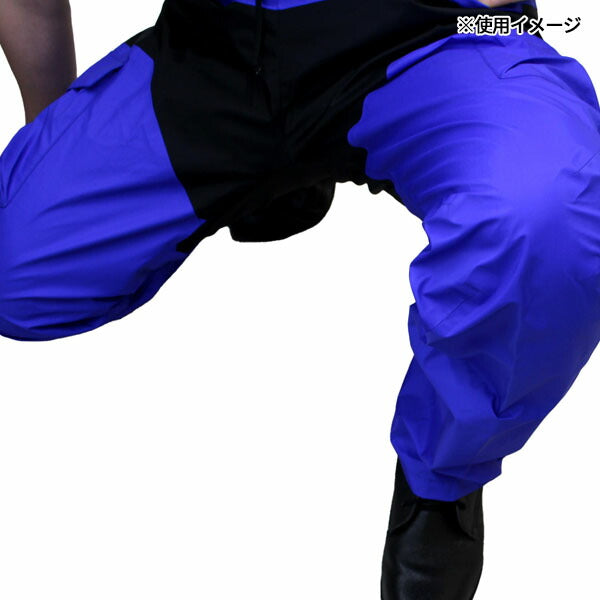 前垣 フルハーネスV型対応レインパンツ ロイヤルブルー AP950BLUE MAEGAKI カッパ 合羽 雨具 雨合羽 メンズ レディース