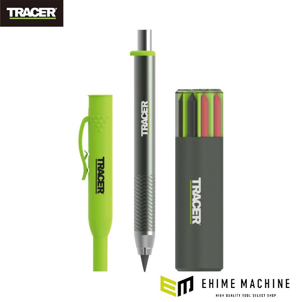 日本正規品 トレイサー PRO アルミ タフシャープペンシル 5.2mm 替芯6本付 コンクリート レンガ 建築用シャープペン (ATPK1-PRO)(5060668273715) TRACER