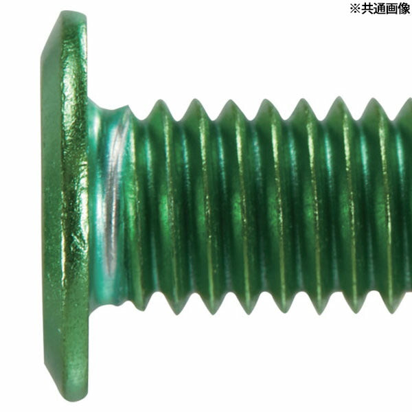 TRUSCO B192-0310 ヘックスローブ超極低頭ねじ アルミ アルマイト緑 M3×10 4本入(4550414092901) トラスコ中山