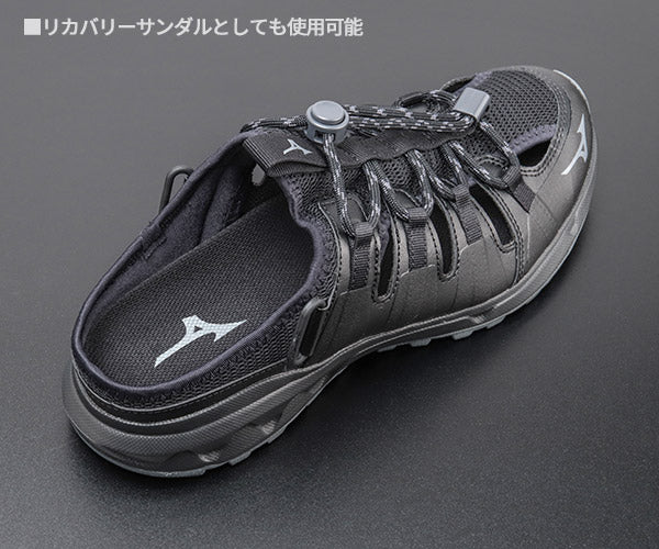 ミズノ B1GA240009 スニーカーサンダル 水陸両用 WAVE EVOKE SWITCH ユニセックス ブラック MIZUNO