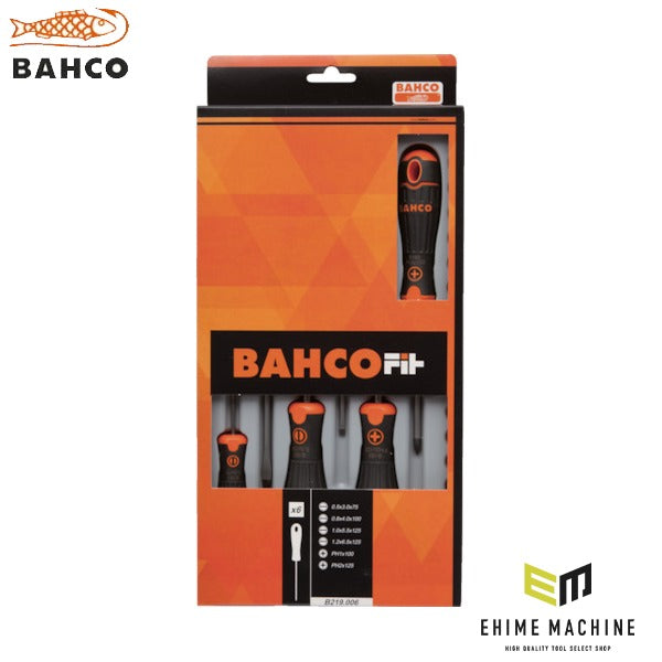 日本正規品 バーコ グリップドライバー FIT 6本セット (B219.006)(7314150283293) BAHCO