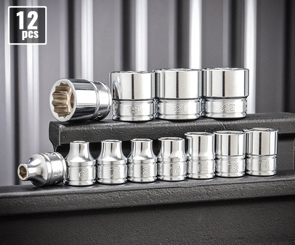 KTC B3-12PW 六角 十二角 9.5sq. ソケット 12点セット エヒメマシンオリジナルセット