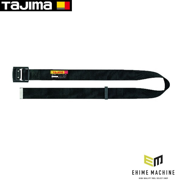 タジマ 胴ベルト アルミワンフィンガー黒バックル Lサイズ (BABL145-BK)(4975364261649) TAJIMA TJMデザイン