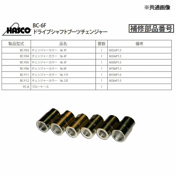 ハスコー チェンジャーカラー No.3F M22×P1.5 (BC-F03)(4580372204429) HASCO