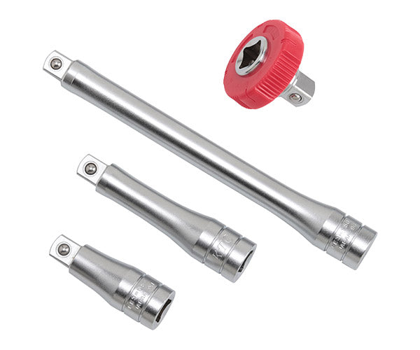 【ワケアリ品】KTC 9.5sq. エクステンションバー+クイックスピンナ お買い得4点セット BE3-4PQ (BE3-050/075/150+BE3-Q)