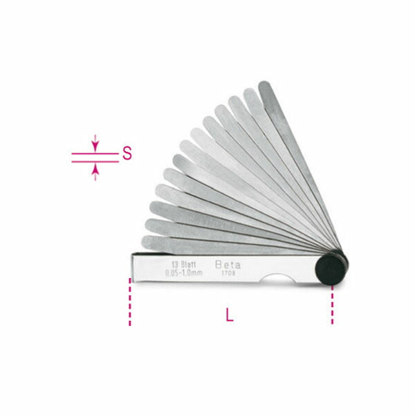 日本正規品 ベータ フィラーゲージ (1708/13)(8014230046839) Beta