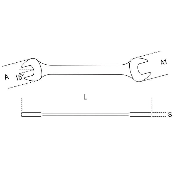 日本正規品 ベータ 両口スパナ 10x12mm (55 10X12)(8014230021676) Beta