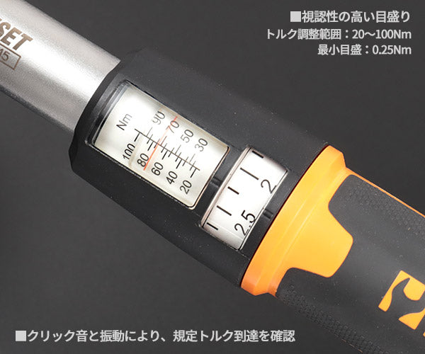 日本正規品 ベータ ZERO-RESET トルクレンチ 1/2 20-100Nm (666/10X)(8054809362168) Beta