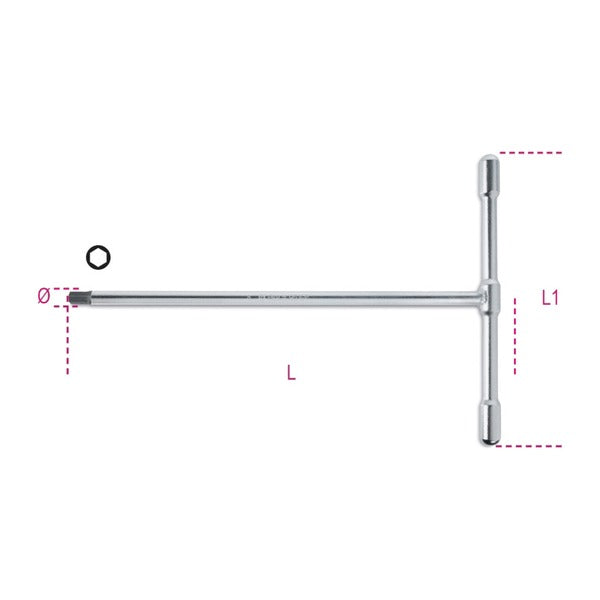 日本正規品 ベータ Tハンドル六角レンチ 3mm (951GP 3)(8054809518251) Beta