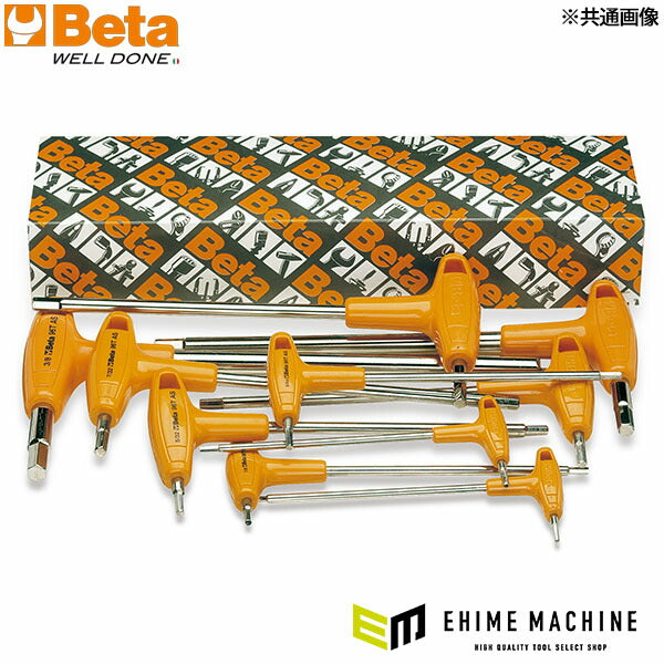 日本正規品 ベータ T型ハンドル六角レンチセット10本組インチ仕様 (96T/AS10)(8014230477213) Beta