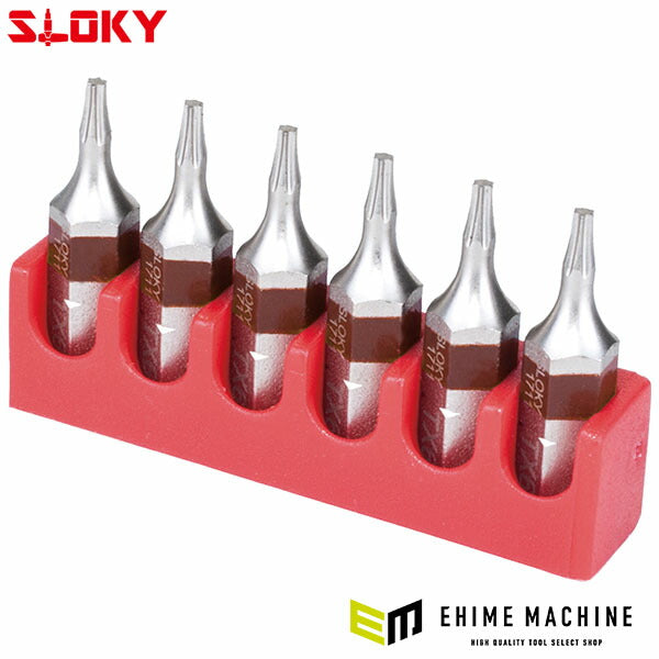 スローキー 6本組ヘクスローブショートビットTX07 (BIT25-TX07)(4545301110820) SLOKY