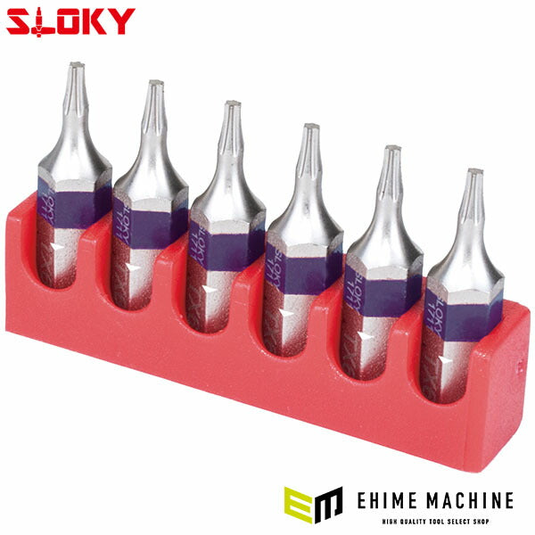 スローキー 6本組ヘクスローブショートビットTX10 (BIT25-TX10)(4545301110851) SLOKY
