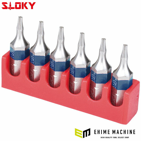 スローキー 6本組ヘクスローブショートビットTX15 (BIT25-TX15)(4545301110868) SLOKY
