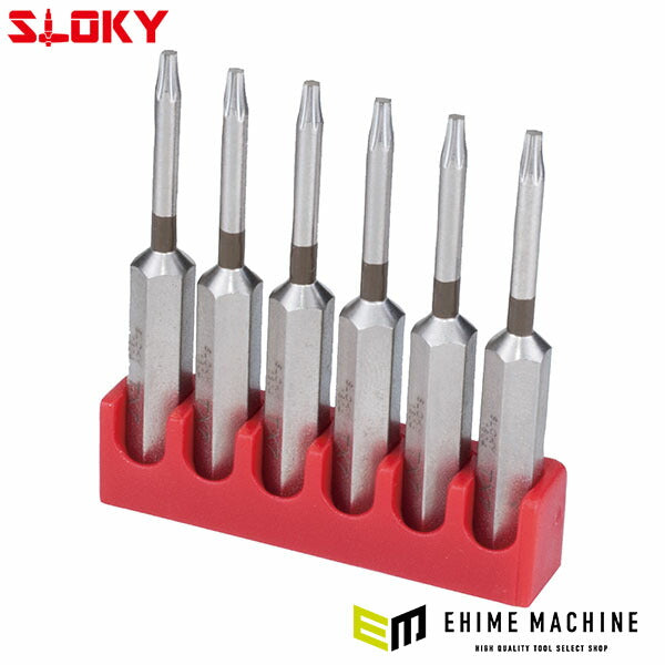 スローキー 6本組ヘクスローブロングビットTX07 (BIT50-TX07)(4545301110899) SLOKY