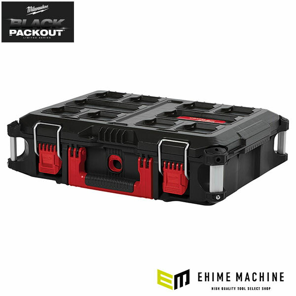 日本正規品 2025AW限定 ミルウォーキー PACKOUT ツールボックス ブラック(Mサイズ)(4932464080) Milwaukee パックアウト 工具箱 小物入れ