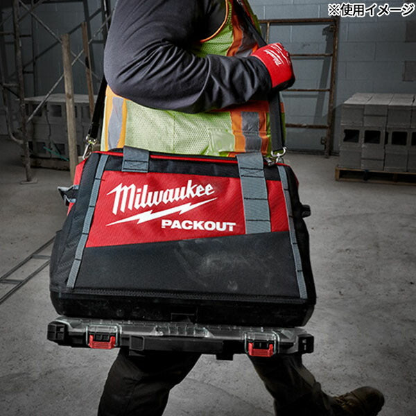 日本正規品 2025AW限定 ミルウォーキー PACKOUT ロープロファイルオーガナイザー ブラック(Mサイズ)(4932471064) Milwaukee 工具箱 小物入れ