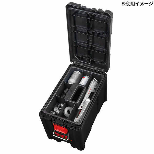 日本正規品 2025AW限定 ミルウォーキー PACKOUT コンパクトツールボックス ブラック (4932471723) Milwaukee パックアウト 工具箱 小物入れ