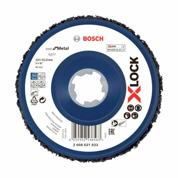 日本正規品 ボッシュ XLクリーニングディスク 125mm (N377) 2608621833 (4059952538563) BOSCH