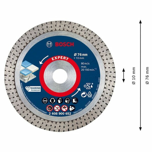 日本正規品 ボッシュ ダイヤホイール 76mm 2608900652 (4059952539874) BOSCH