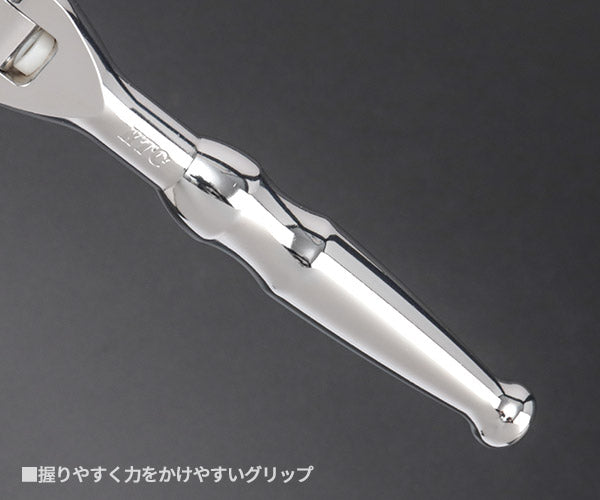 KTC ラチェットハンドル 差込角9.5mm(9.5sq.)(3/8) 送り角4° 90ギア (BR390F)(4989433616490) 京都機械工具