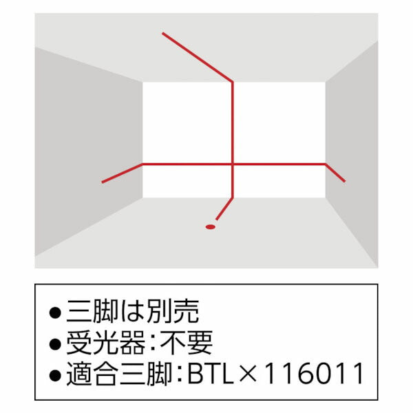 パナソニック 墨出し名人(壁十文字)グリーン(BTL1100G)(4547441288384) Panasonic