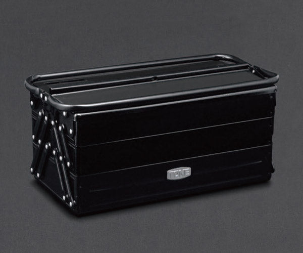 TONE 整備セール 2023 ツールケース(限定ブラック) BX430BK 数量限定生産 ブラックケース 工具箱 トネ 両開きメタルケース