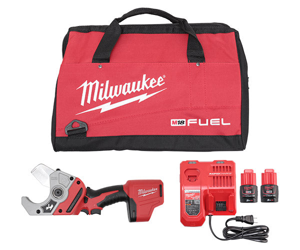 日本正規品 ミルウォーキー 【トラスコ限定セット】M12 PVCカッター 3.0Ah×2キット キャリーバッグ付き (C12 PPC-302B JP)(4573582680848) milwaukee
