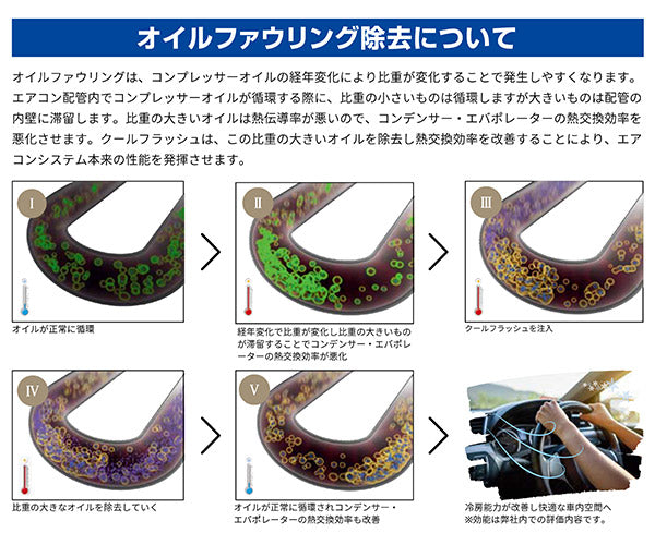 デンゲン クールフラッシュセット 冷房能力復活剤 自動車用エアコン強化剤 (CC-CF6S)(4562396137563) DENGEN