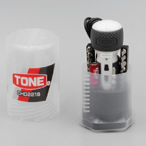 TONE ハイブリッド電動ドライバーセット (CHD221S)(4953488480870) トネ