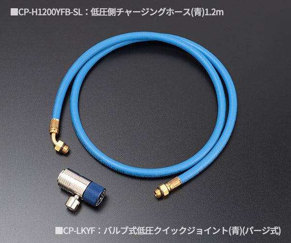 DENGEN CP-2VS-YFG R-1234YF専用 2バルブガスチャージセット PAG用 デンゲン