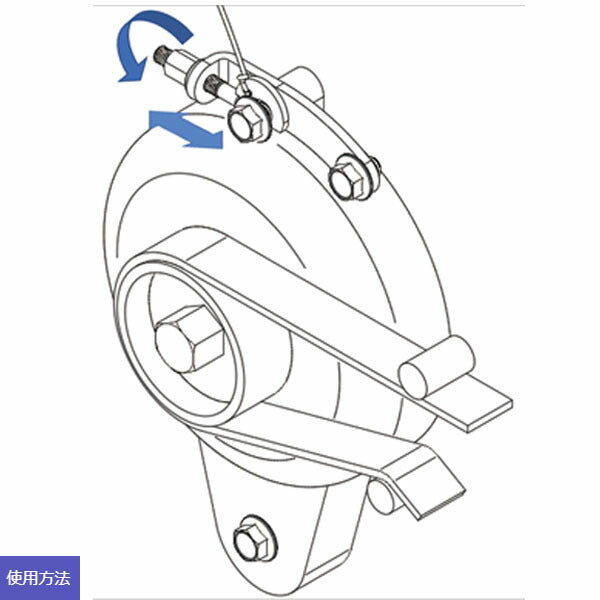 ハスコー ジェネレーターベルトテンショナーツール(ホンダ軽自動車用)CP-515HN(4582605862598) HASCO