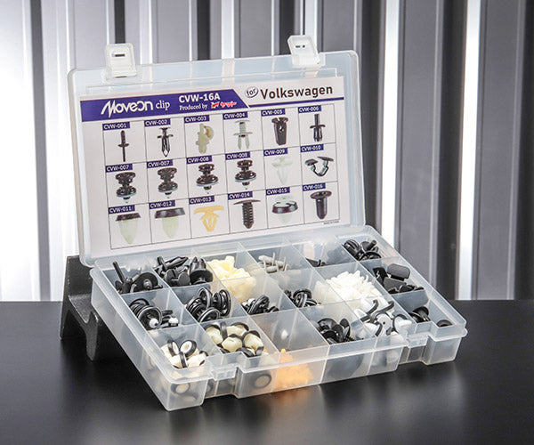 ムーブオン CVW-16A フォルクスワーゲン専用クリップセット 純正同色 純正相当品 入庫時直ぐに作業できる 車 自動車 クリップ