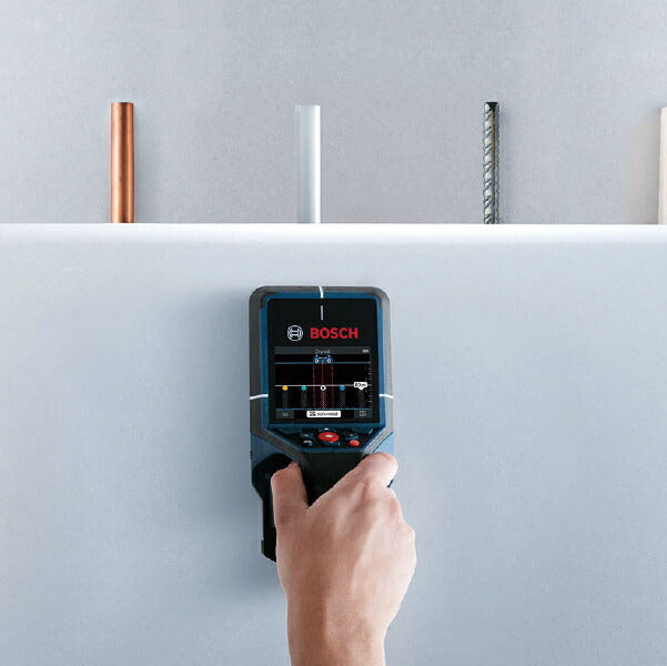 日本正規品 BOSCH D-TECT200JPS コンクリート探知機 ボッシュ L-BOXX 136、USB-Cケーブル、ハンドストラップ、テスト電池x4本、電池パック付