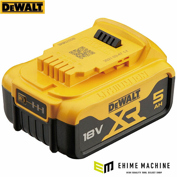 日本正規品 デウォルト 18V 5.0Ah XR Li-ion バッテリー (DCB184-JP)(4536178692007) DEWALT