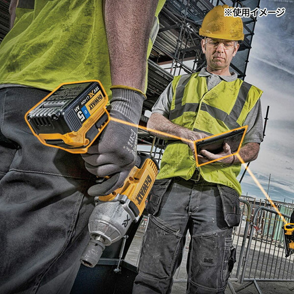 日本正規品 デウォルト 18V 5.0Ah XR Li-ion バッテリー (DCB184-JP)(4536178692007) DEWALT
