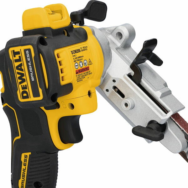 日本正規品 デウォルト 18V ブラシレス・ベルトサンダー/本体のみ (DCM200N-XJ)(4536178692274) DEWALT