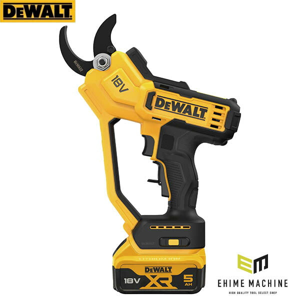 日本正規品 デウォルト 18V 充電式剪定ばさみ 最大切断φ38mm 5.0Ah電池/充電器付 (DCMPP568P1-JP)(4536178691970) DEWALT